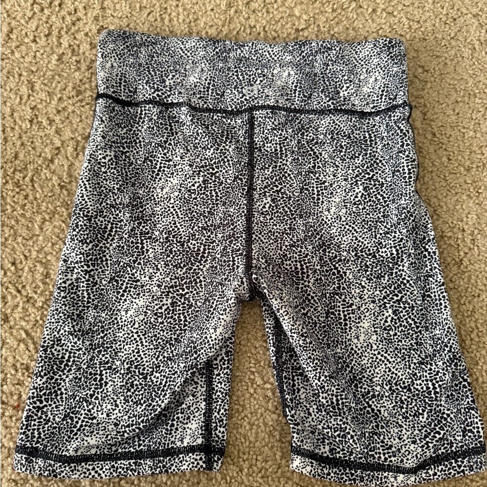 GAP Black and White Leopard Print Shorts